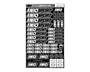 MIBOSPORT/MIBO Design Pre-Cut Stickers by MM (Light Grey, 42 Stickers)