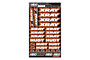 XRAY/HUDY Design Pre-Cut Stickers by MM (Orange, Larger A5 size)