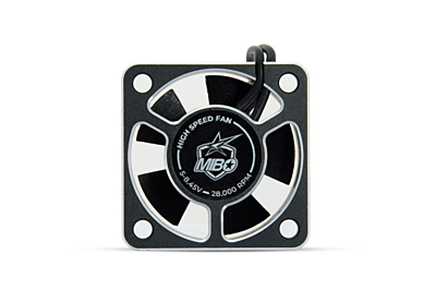 MIBO Aluminium High Speed Cooling Fan 30x30x10mm SILVER (BEC connector, 5-8.45V, 28000RPM)