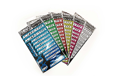 Awesomatix Design Pre-Cut Stickers by MM (6 Color Options, Larger A5 size)