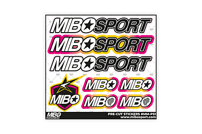 MIBO Pre-Cut Stickers by MM
