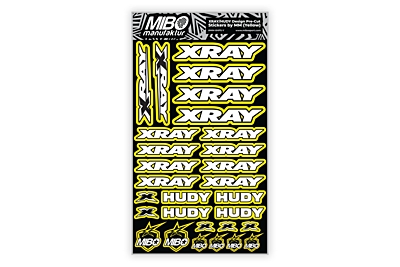 XRAY/HUDY Design Pre-Cut Stickers by MM (6 Color Options, Larger A5 size)