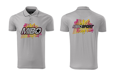MIBOSPORT Team Polo Shirt Premium (Silver Gray)