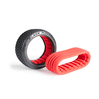 Matrix 1/8 Off-Road Blackhole Tires with Inserts - Clay Super Soft (2pcs)