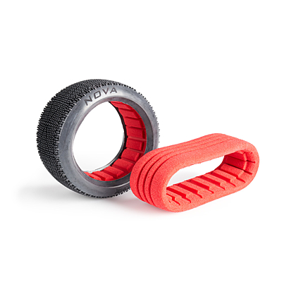 Matrix 1/8 Off-Road Nova Tires with Inserts - Super Soft (2pcs)