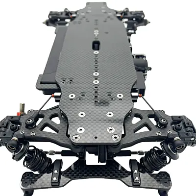 RC Maker SlimFlex 2.2mm HARD Carbon Chassis for Yokomo BD12