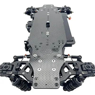 RC Maker SlimFlex 2.2mm Carbon Chassis for Yokomo BD12