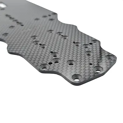 RC Maker SlimFlex 2.2mm HARD Carbon Chassis for Xray X4