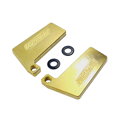 RC Maker Brass LCG Front Side Weight Set for Xray X4 (14g)