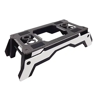 RC Maker 3D Pro Carbon Car Stand for 1/10th Offroad & No Prep (White)