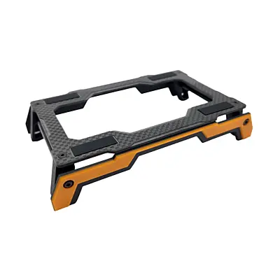 RC Maker 3D Pro Carbon Car Stand for 1/10th & 1/12th Onroad (Orange)
