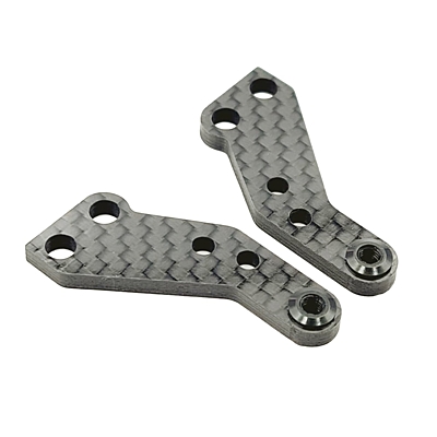 RC Maker Carbon Front Steering Arms for Mugen MTC2
