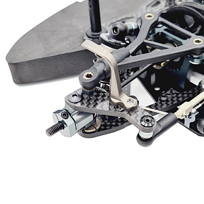 RC Maker Carbon Front Steering Arms for Mugen MTC2