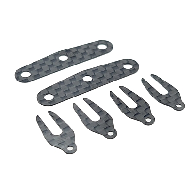 RC Maker Carbon Front Ride Height Specer Set for Awesomatix A12