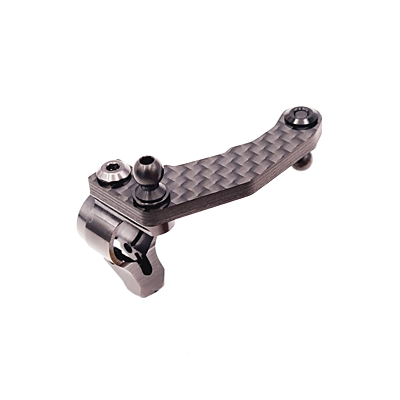 RC Maker GeoCarbon V3 Front Steering Arms Awesomatix A800MMX (Double Bellcrank Steering)