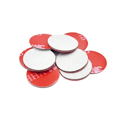 RC Maker Pre-Cut Round Double Sided Tape for Flexible Body Stiffener Series (10pcs)