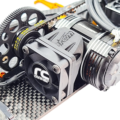 RC Maker 3D Pro Direct Mount Fan Shroud 40mm for Xray T4'20