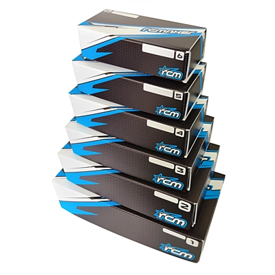 RC Maker Pro Storage Box Set (Blue, 6pcs)