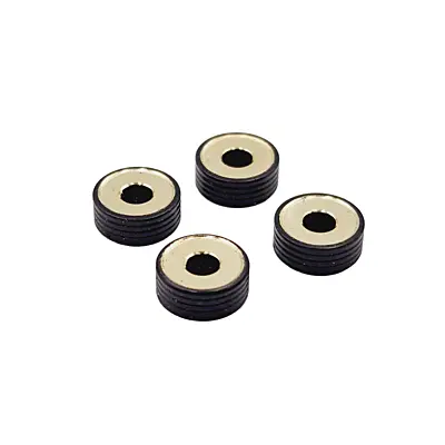 RC Maker Large Contact Brass "Ringed" Roll Center Shim Set - 3.0mm (4pcs)