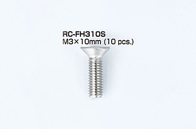 Reve D Stainless Steel FH Screw (M3×10mm, 10pcs)