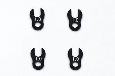 Reve D Alu Crab Spacer 1H type (1.0mm thickness, 4pcs)