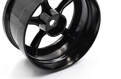 Reve D Competition Drift Wheel "DP5" Black (Offset 6mm, 2pcs)