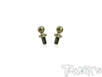 T-Work's 7075-T6 Hard Coated Alum. 4.8x6mm Ball End for Yokomo BD8/9/10/11/12/MS1.0 (2pcs)