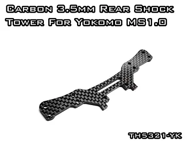 Vigor Carbon Graphite 3.5mm Rear Shock Tower for Yokomo MS1.0