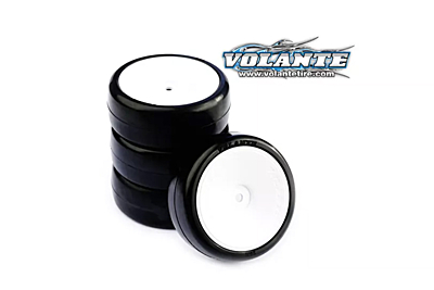 Volante V9X 'Evolution' 1/10 TC 36R Outdoor Asphalt Rubber Tire Preglued (4pcs)