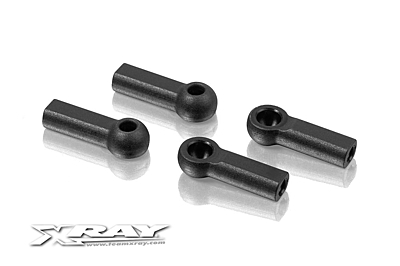 XRAY Composite Ball Joint 4.9mm - Closed with Hole (4pcs)