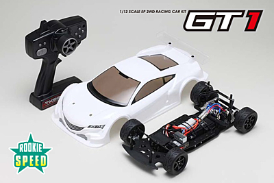 Yokomo GT1 1:12 Race Car 2WD Pre-assembled Set with Type-A Body