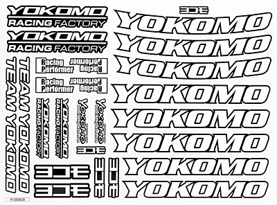 Yokomo Decal Sheet for Off-Road