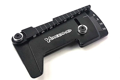 Yokomo Aluminum Height / Camber Gauge (Black)