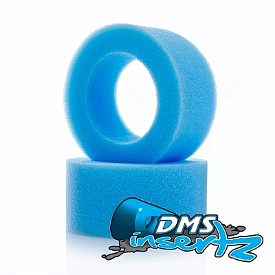 DMS Insertz - Racer Pakz - Blue Rear Foam Tire Insertz - Medium (20pcs)