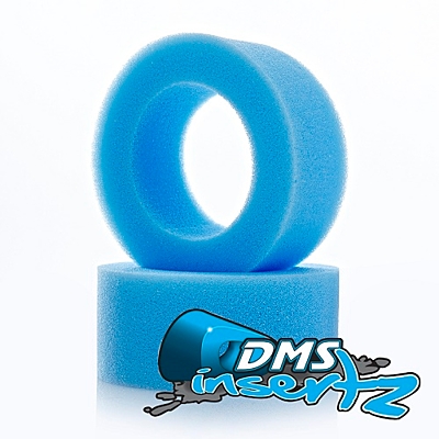 DMS Insertz - Racer Pakz - Blue 4wd Front Foam Tire Insertz - Medium (10pcs)