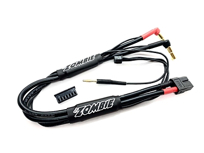 Zombie XT60, 4/5mm Plug 2S-Balance 300mm 12awg Charging Cable