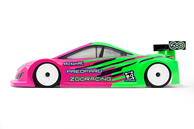 ZooRacing PreoPard Ultralight 0.5mm Touring Car Body 190mm
